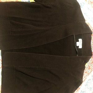 Cropped/ half sweater brown